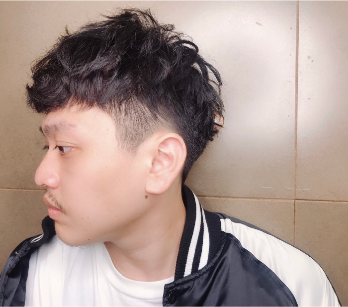 改造鍋蓋頭-韓式髮根燙 男