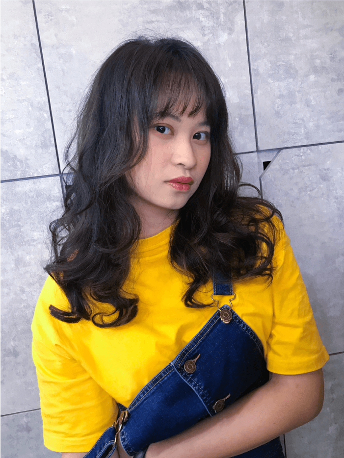 小臉髮型小捲髮-台中燙染髮推薦