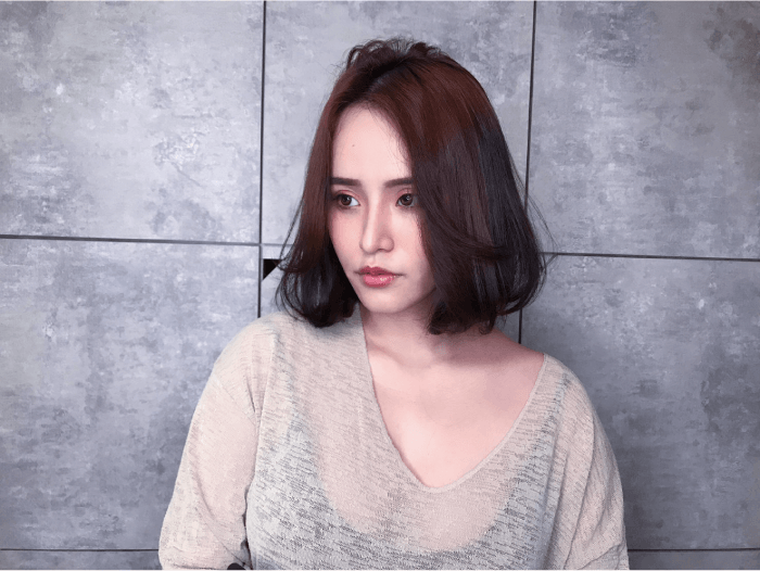 及肩鮑伯頭-什麼髮型顯臉小