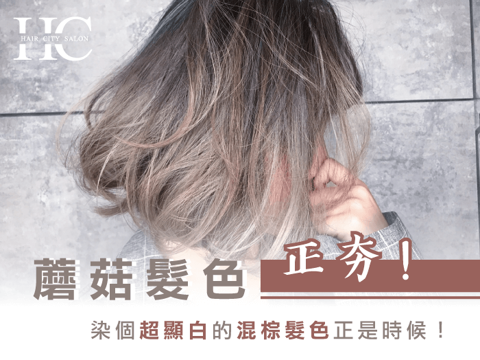 蘑菇髮色是什麼-台中燙染髮推薦