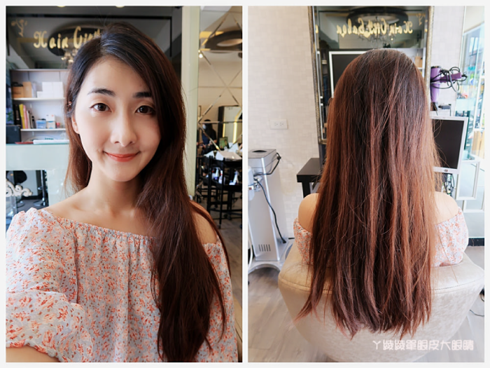 改造前的長髮造型,今天主要做的是日本原裝負離子溫塑燙 溫塑燙前的造型-一中街燙髮推薦
